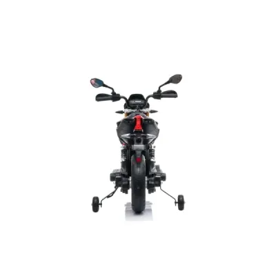 Elektrická Motorka APRILIA DORSODURO 900, Licencované, 12V baterie, EVA měkké kola, 2 x 18W motor, Odpružení, kovový rám, kovová