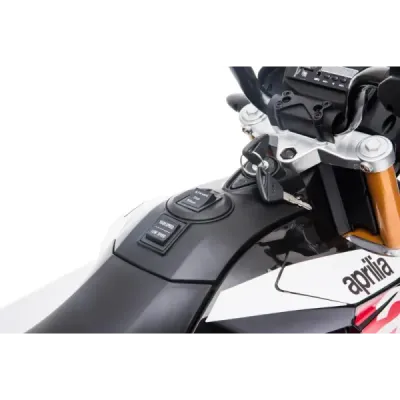 Elektrická Motorka APRILIA DORSODURO 900, Licencované, 12V baterie, EVA měkké kola, 2 x 18W motor, Odpružení, kovový rám, kovová