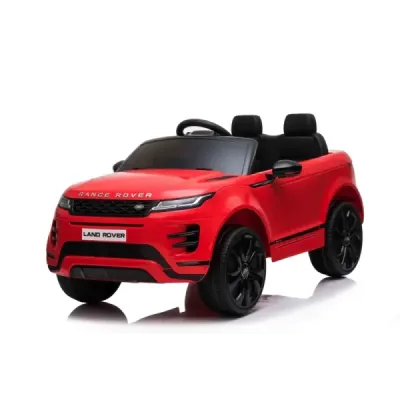 Elektrické autíčko Range Rover Evoque, Jednomístné, červené, Koženková sedadla, MP3 Přehrávač s přípojkou USB / SD, Pohon 4x4, B