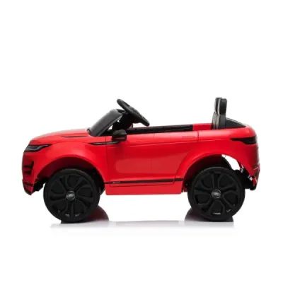 Elektrické autíčko Range Rover Evoque, Jednomístné, červené, Koženková sedadla, MP3 Přehrávač s přípojkou USB / SD, Pohon 4x4, B