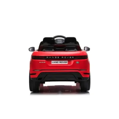 Elektrické autíčko Range Rover Evoque, Jednomístné, červené, Koženková sedadla, MP3 Přehrávač s přípojkou USB / SD, Pohon 4x4, B