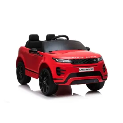 Elektrické autíčko Range Rover Evoque, Jednomístné, červené, Koženková sedadla, MP3 Přehrávač s přípojkou USB / SD, Pohon 4x4, B