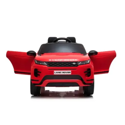 Elektrické autíčko Range Rover Evoque, Jednomístné, červené, Koženková sedadla, MP3 Přehrávač s přípojkou USB / SD, Pohon 4x4, B