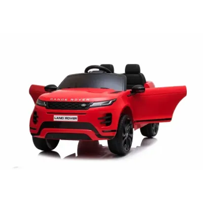 Elektrické autíčko Range Rover Evoque, Jednomístné, červené, Koženková sedadla, MP3 Přehrávač s přípojkou USB / SD, Pohon 4x4, B