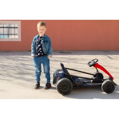 Driftovací Motokára DRIFT-CAR 24V, Červená, Hladké Drift kolečka, 2 x 350W Motor, Drift režim s rychlostí 13 Km / h, 24V Baterie