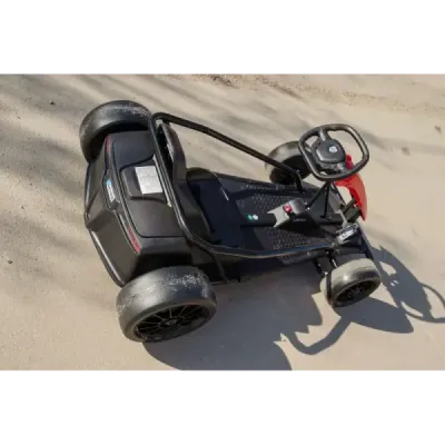 Driftovací Motokára DRIFT-CAR 24V, Červená, Hladké Drift kolečka, 2 x 350W Motor, Drift režim s rychlostí 13 Km / h, 24V Baterie