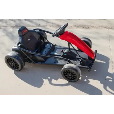 Driftovací Motokára DRIFT-CAR 24V, Červená, Hladké Drift kolečka, 2 x 350W Motor, Drift režim s rychlostí 13 Km / h, 24V Baterie