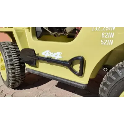 Elektrické autíčko USA ARMY 4×4 – zelené, 3‑místné