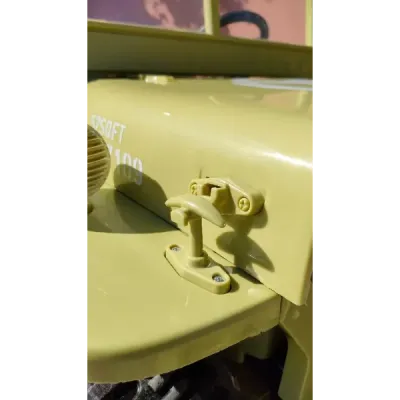 Elektrické autíčko USA ARMY 4×4 – zelené, 3‑místné