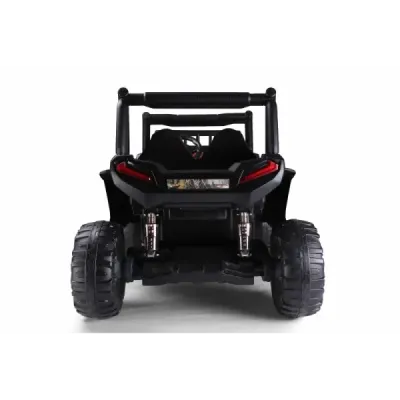 Elektrické autíčko UTV 24V, červené, dvoumístné, 2 x 200 W Motor, EVA kola, odpružené nápravy, elektrická brzda, čalouněné sedad