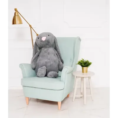 Plyšový králík Figo 100 cm šedý Plyšový králík Figo 100 cm šedý