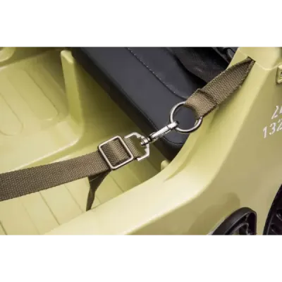 Elektrické autíčko USA ARMY 4×4 – žluté, 3‑místné