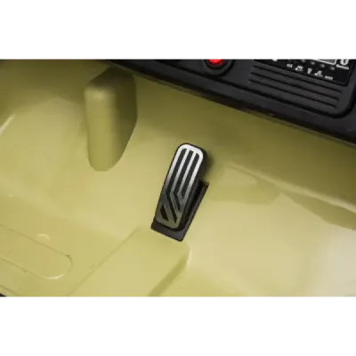 Elektrické autíčko USA ARMY 4×4 – žluté, 3‑místné