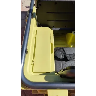 Elektrické autíčko USA ARMY 4×4 – žluté, 3‑místné