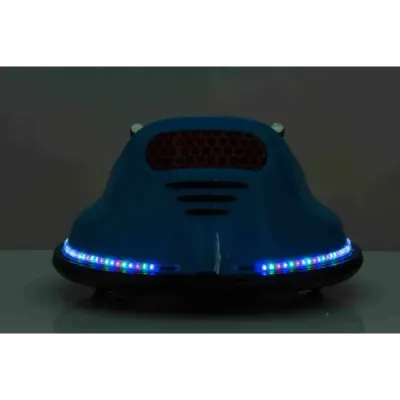 Dětské elektrické vozidlo RIRIDRIVE 12V bílé, vhodné pro vnitřní i venkovní použití, 2,4 Ghz Dálkové ovládání, LED osvětlení, Ov