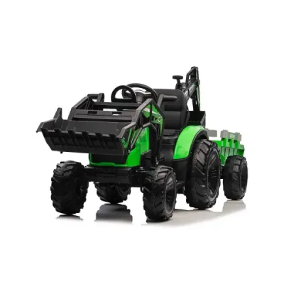 Elektrický traktor TOP-WORKER 12V, zelený