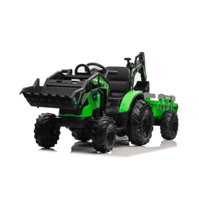 Elektrický traktor TOP-WORKER 12V, zelený