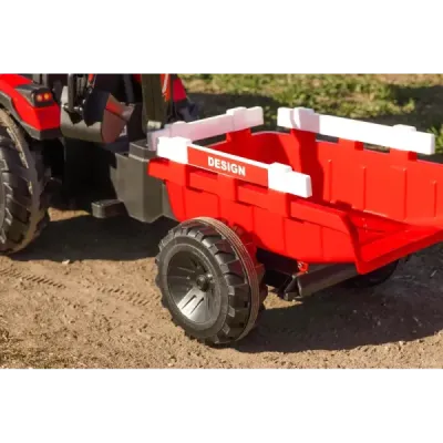 Elektrický traktor TOP-WORKER 12V, zelený