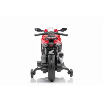 Elektrická Motorka HONDA CBR 1000RR, Licencovaná, 12V baterie, Plastová kola, 30W motor, LED světla, pevný rám, červená