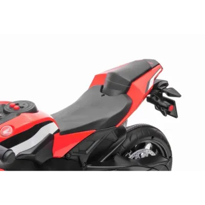 Elektrická Motorka HONDA CBR 1000RR, Licencovaná, 12V baterie, Plastová kola, 30W motor, LED světla, pevný rám, červená