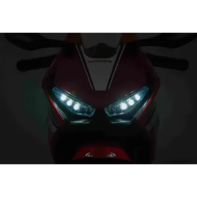 Elektrická Motorka HONDA CBR 1000RR, Licencovaná, 12V baterie, Plastová kola, 30W motor, LED světla, pevný rám, červená