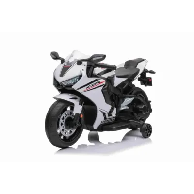 Elektrická Motorka HONDA CBR 1000RR, Licencovaná, 12V baterie, Plastová kola, 30W motor, LED světla, pevný rám, pomocná kolečka Elektrická Motorka HONDA CBR 1000RR, Licencovaná, 12V baterie, Plastová kola, 30W motor, LED světla, pevný rám, pomocná kolečka