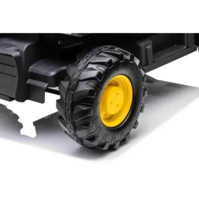 Elektrický Bagr Volvo Excavator 12V s podkopovou lžící, Jednomístné, zelený, měkké koženkové sedátko, MP3 Přehrávač s USB/SD/AUX