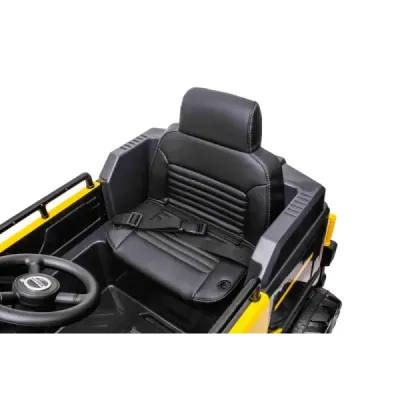 Elektrický Bagr Volvo Excavator 12V s podkopovou lžící, Jednomístné, zelený, měkké koženkové sedátko, MP3 Přehrávač s USB/SD/AUX