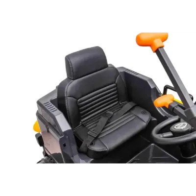 Elektrický Bagr Volvo Excavator 12V s podkopovou lžící, Jednomístné, zelený, měkké koženkové sedátko, MP3 Přehrávač s USB/SD/AUX