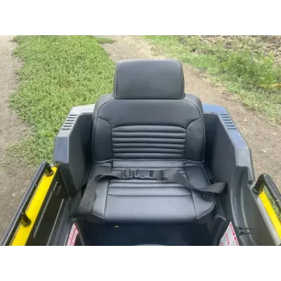 Elektrický Bagr Volvo Excavator 12V s podkopovou lžící, Jednomístné, zelený, měkké koženkové sedátko, MP3 Přehrávač s USB/SD/AUX