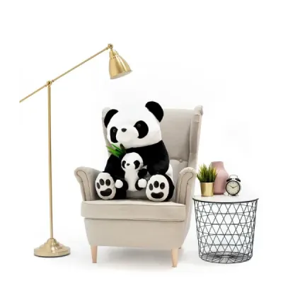 Plyšová panda s miminkem 70 cm Plyšová panda s miminkem 70 cm