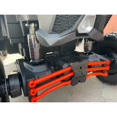 Elektrické autíčko Can-am Maverick, oranžový, dvoumístné, odpružená zadní náprava, 2,4 Ghz dálkové ovládání, přenosná baterie, 4