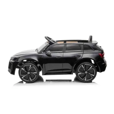 Elektrické autíčko Audi RS6, 12V, koženkové sedátko, 2,4 GHz dálkové ovládání, USB Vstup, LED světla, 12V baterie, měkká EVA kol