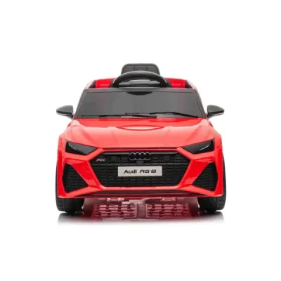 Elektrické autíčko Audi RS6, 12V, koženkové sedátko, 2,4 GHz dálkové ovládání, USB Vstup, LED světla, 12V baterie, měkká EVA kol