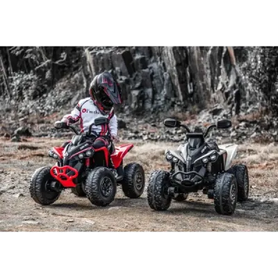 Elektrická čtyřkolka Can-am Renegade, kaki, jednomístná, odpružená přední a zadní náprava, LED Světlá, 12V baterie, 2 x 35W Moto