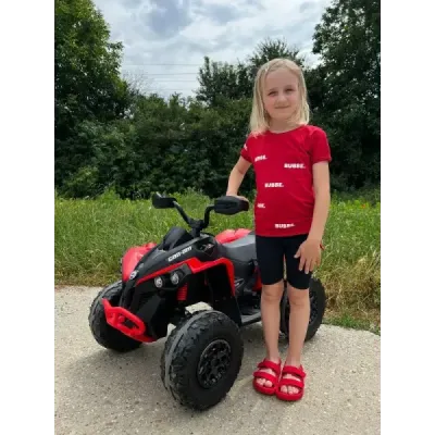 Elektrická čtyřkolka Can-am Renegade, kaki, jednomístná, odpružená přední a zadní náprava, LED Světlá, 12V baterie, 2 x 35W Moto