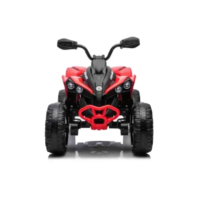 Elektrická čtyřkolka Can-am Renegade, červená, jednomístná, odpružená přední a zadní náprava, LED Světlá, 12V baterie, 2 x 35W M