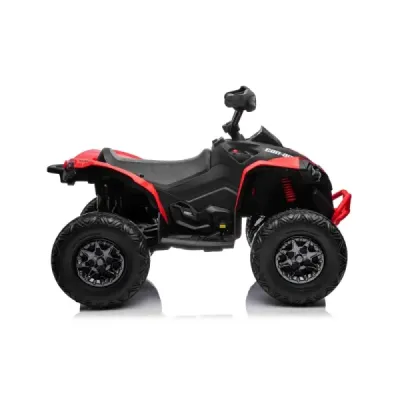 Elektrická čtyřkolka Can-am Renegade, červená, jednomístná, odpružená přední a zadní náprava, LED Světlá, 12V baterie, 2 x 35W M
