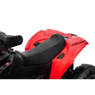 Elektrická čtyřkolka Can-am Renegade, červená, jednomístná, odpružená přední a zadní náprava, LED Světlá, 12V baterie, 2 x 35W M