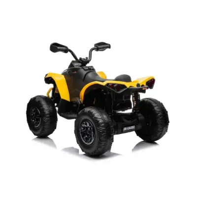 Elektrická čtyřkolka Can-am Renegade, žlutá, jednomístná, odpružená přední a zadní náprava, LED Světlá, 12V baterie, 2 x 35W Mot