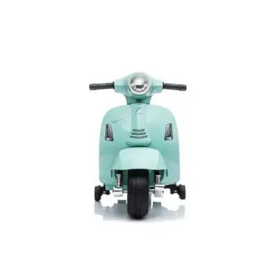 Elektrická motorka Vespa GTS, tyrkysová