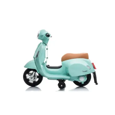 Elektrická motorka Vespa GTS, tyrkysová