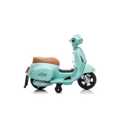 Elektrická motorka Vespa GTS, tyrkysová