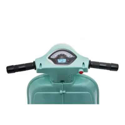 Elektrická motorka Vespa GTS, tyrkysová