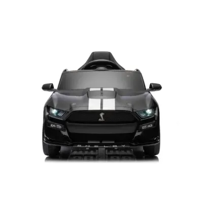 Elektrické autíčko Ford Shelby Mustang GT 500 Cobra, černé, 2,4 GHz dálkové ovládání, USB Vstup, LED Světla, 2 x 30W motor, ORIG