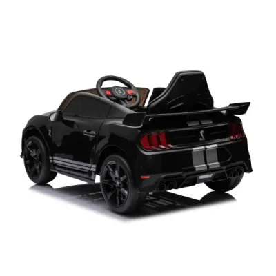 Elektrické autíčko Ford Shelby Mustang GT 500 Cobra, černé, 2,4 GHz dálkové ovládání, USB Vstup, LED Světla, 2 x 30W motor, ORIG