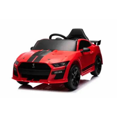 Elektrické autíčko Ford Shelby Mustang GT 500 Cobra, červené, 2,4 GHz dálkové ovládání, USB Vstup, LED Světla, 2 x 30W motor, OR