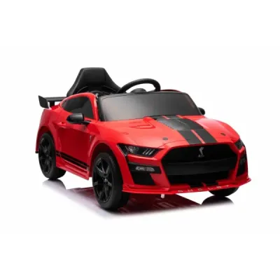 Elektrické autíčko Ford Shelby Mustang GT 500 Cobra, červené, 2,4 GHz dálkové ovládání, USB Vstup, LED Světla, 2 x 30W motor, OR