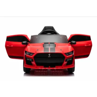 Elektrické autíčko Ford Shelby Mustang GT 500 Cobra, červené, 2,4 GHz dálkové ovládání, USB Vstup, LED Světla, 2 x 30W motor, OR