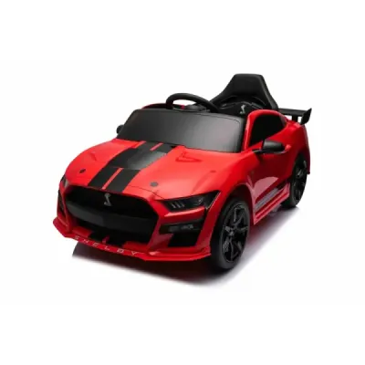 Elektrické autíčko Ford Shelby Mustang GT 500 Cobra, červené, 2,4 GHz dálkové ovládání, USB Vstup, LED Světla, 2 x 30W motor, OR